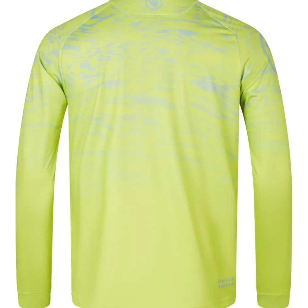 Endura Marble Ltd Printed Overhemd met Lange Mouwen Heren - lime green