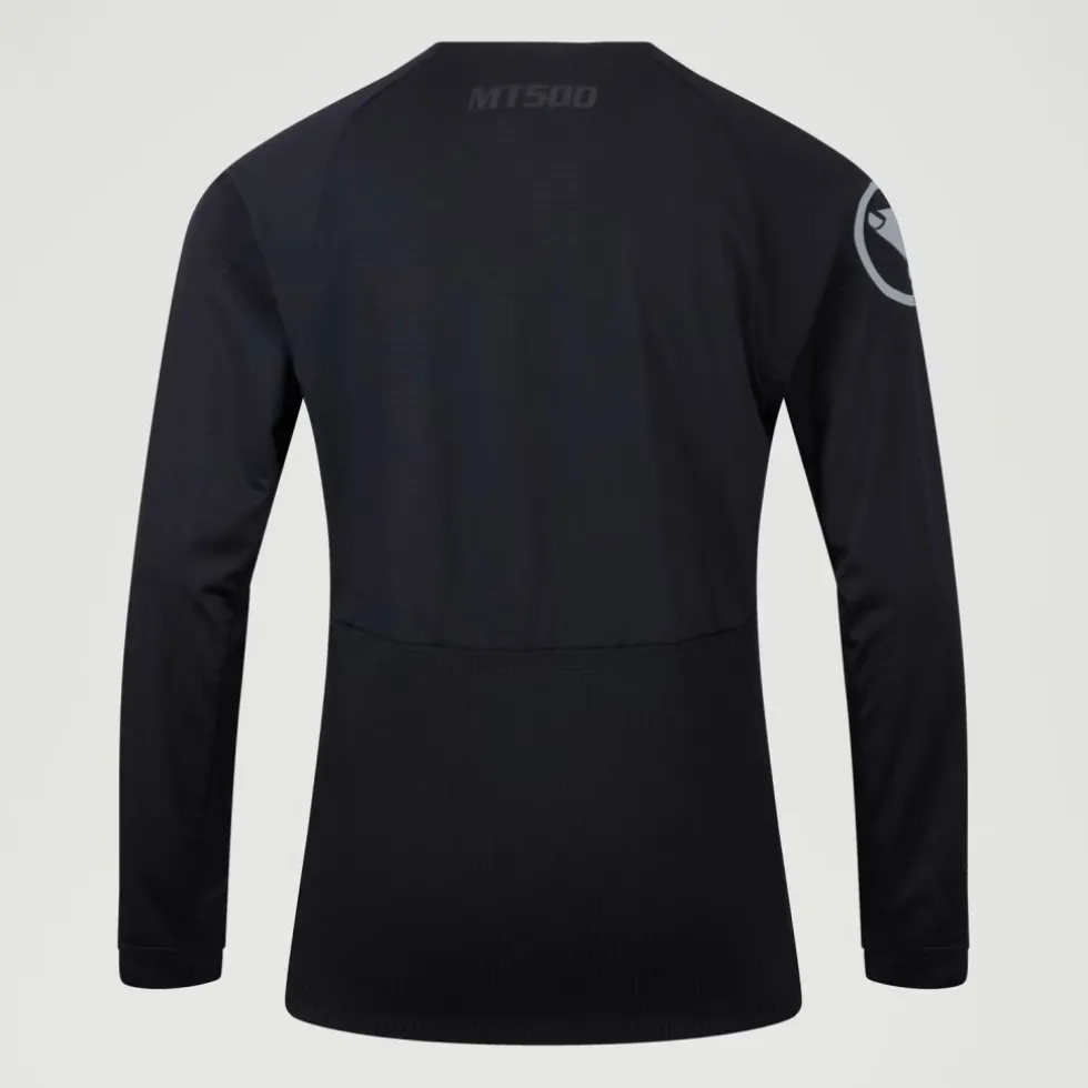 Endura MT500 Burner Fietsshirt met Lange Mouwen Kinder - zwart