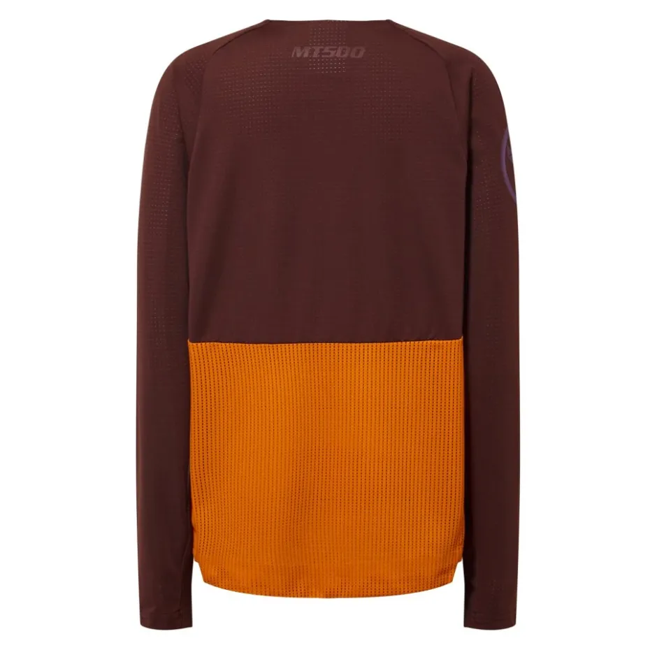 Shirts Kinderen < Endura MT500 Burner Fietsshirt met Lange Mouwen Kinder - end orange