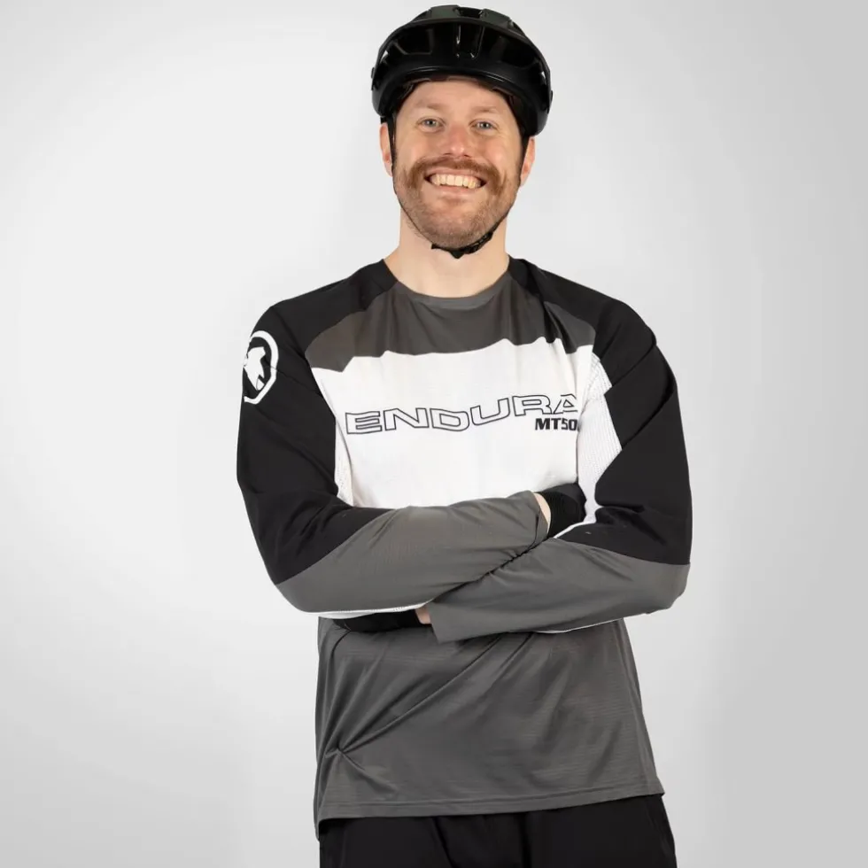Endura MT500 Burner Lite Shirt met Lange Mouwen Heren - zwart