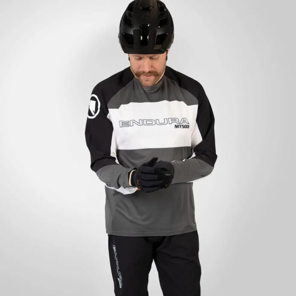 Endura MT500 Burner Lite Shirt met Lange Mouwen Heren - zwart