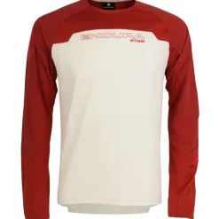 Endura MT500 Burner Shirt met Lange Mouwen Heren - brick red