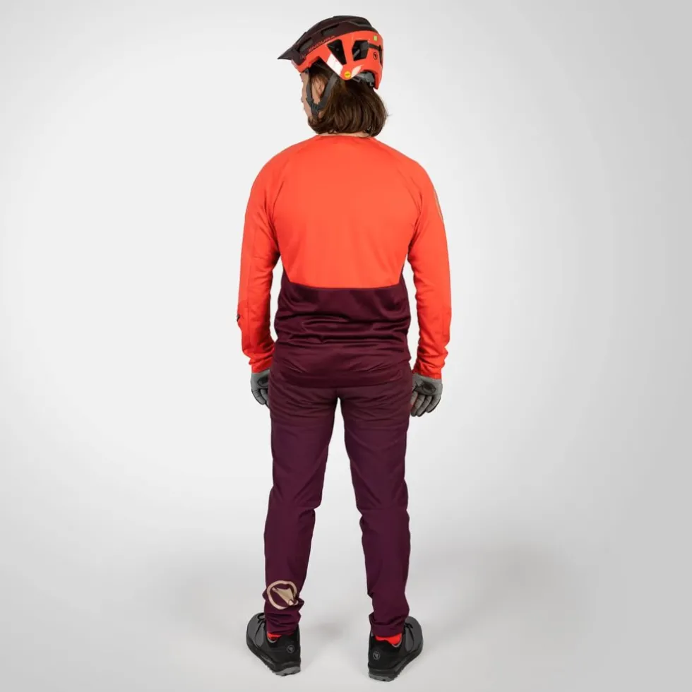 Endura MT500 Burner Shirt met Lange Mouwen Heren - zwart