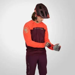 Endura MT500 Burner Shirt met Lange Mouwen Heren - zwart