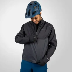 Regenjassen|Mtb-Jacks < Endura T500 ite Waterdichte Anorak Heren - zwart