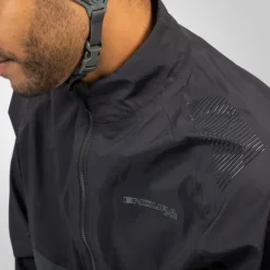 Regenjassen|Mtb-Jacks < Endura T500 ite Waterdichte Anorak Heren - zwart