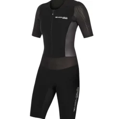 Trisuits|Trisuits < Endura QDC Drag2Zero SST Trisuit met Korte Mouwen Dames - zwart