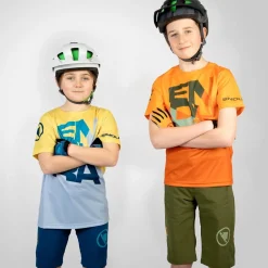 Endura SingleTrack Core T-Shirt Kinderen - grijs