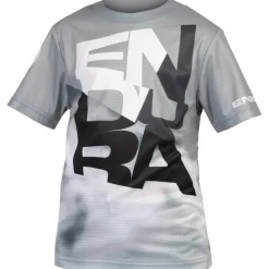 Endura SingleTrack Core T-Shirt Kinderen - grijs