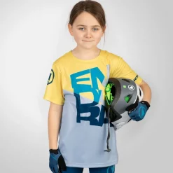 Endura SingleTrack Core T-Shirt Kinderen - grijs