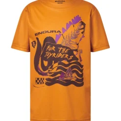Shirts Kinderen < Endura SingleTrack Core T-shirt voor kinderen - end orange