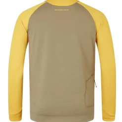 Endura SingleTrack Fleece Fietsshirt Heren - tweed green