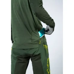 Endura SingleTrack Fleece Fietsshirt Heren - zwart