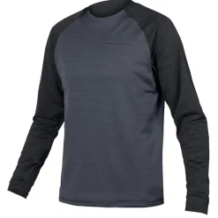 Endura SingleTrack Fleece Fietsshirt Heren - zwart