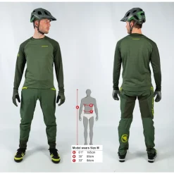 Endura SingleTrack Fleece Fietsshirt Heren - zwart