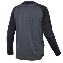 Endura SingleTrack Fleece Fietsshirt Heren - zwart