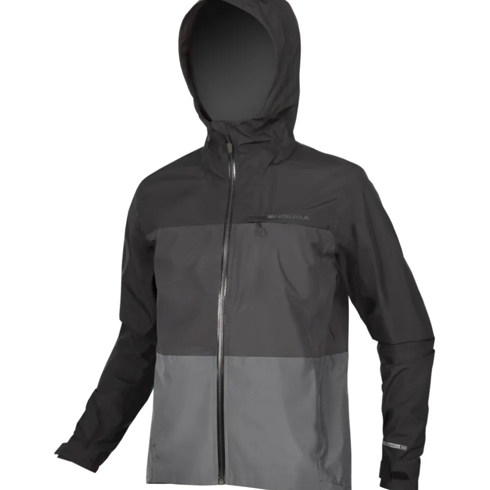 Endura SingleTrack II Waterdichte Jas Heren - zwart mat