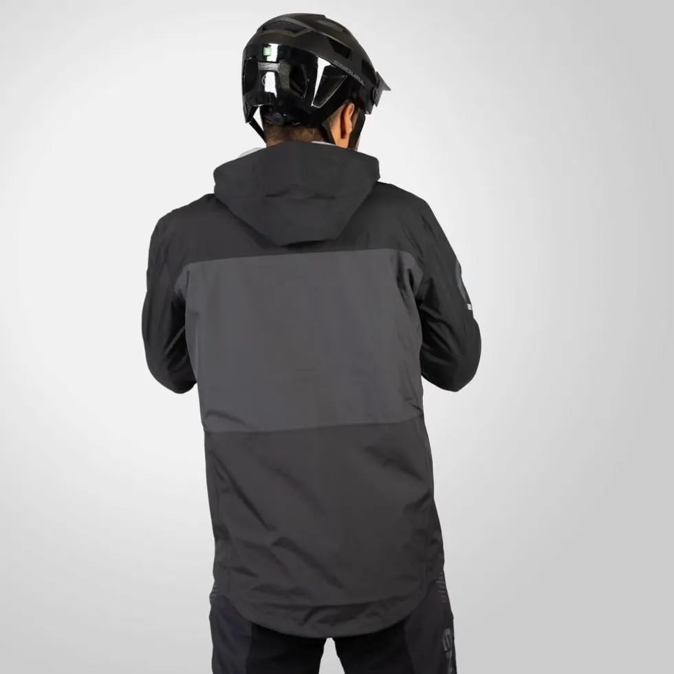 Endura SingleTrack II Waterdichte Jas Heren - zwart mat