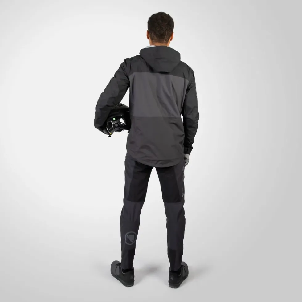 Endura SingleTrack II Waterdichte Jas Heren - zwart mat