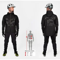 Endura SingleTrack II Waterdichte Jas Heren - zwart mat