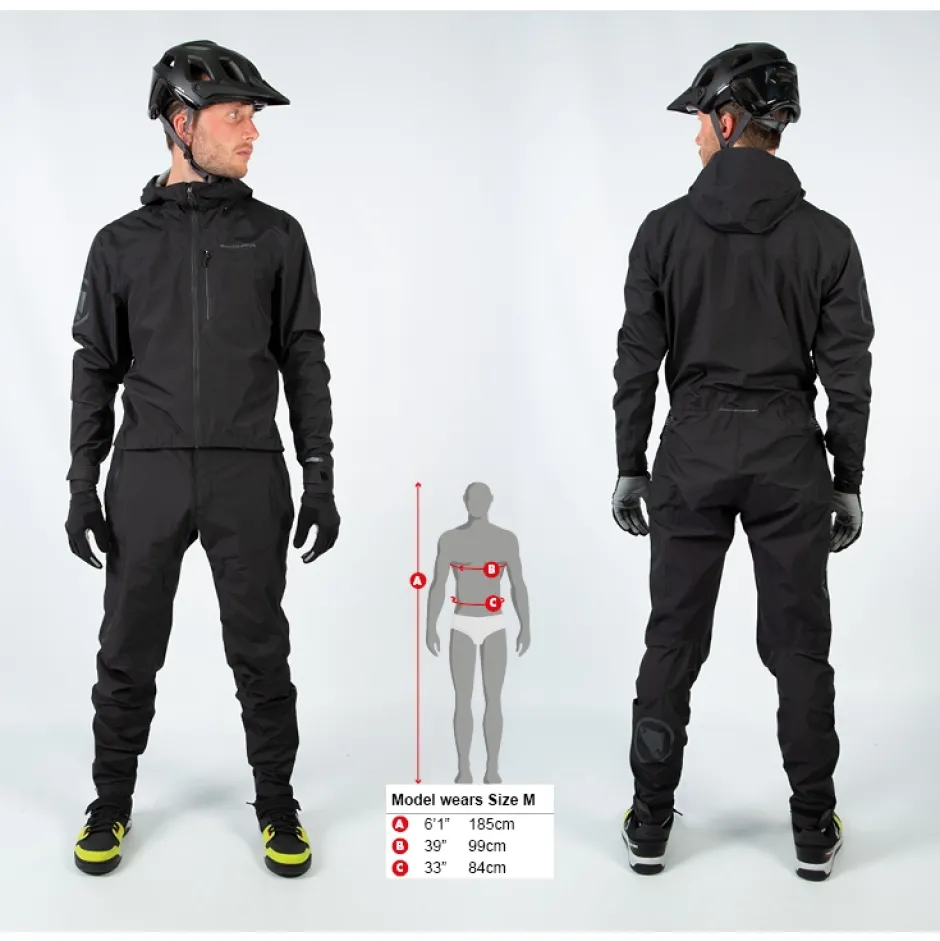 Body'S < Endura ingeTrack Waterdichte Overa Heren - zwart