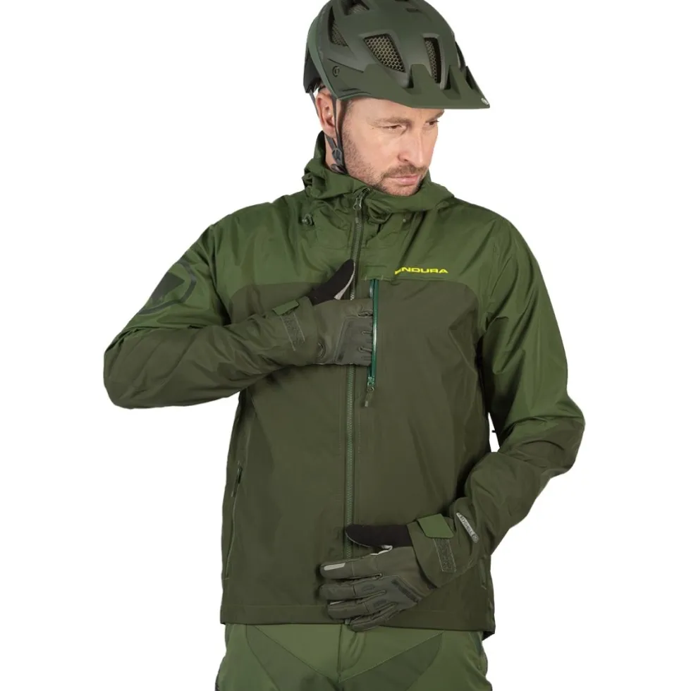 Endura SingleTrack Winddichte Handschoenen - harvest