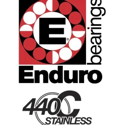 Kogellagers En Glijlagers < Enduro Bearings ACB6808 SS - ABEC 3 - Stainless Steel Headset Angular Contact Ball Bearing - 40x51x6.5mm (36x36º)