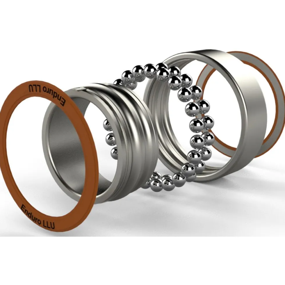 Enduro Bearings 3802 LLU - ABEC 3 MAX Black Oxide - Double Row Ball Bearing - 15x24x7mm