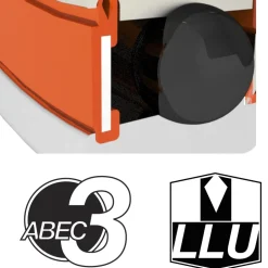 Enduro Bearings MR2437 LLU - ABEC 3 Black Oxide - Ball Bearing - 24x37x7mm