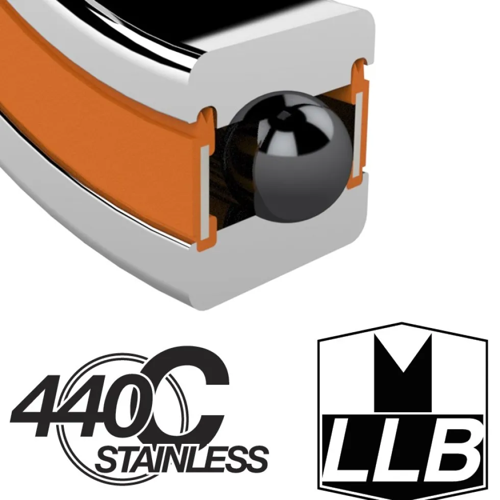 Enduro Bearings S6000 2RS - ABEC 3 - Stainless Steel Bearing - 10x26x8mm