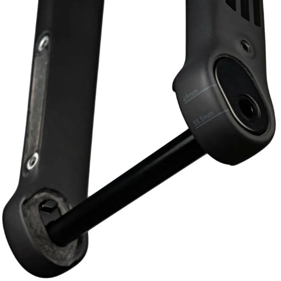ENVE Adventure Carbon Fork - 1-1/8 - 1-1/2 Inch tapered - Flat Mount - 12x100 mm - 49/55.5 mm Rake