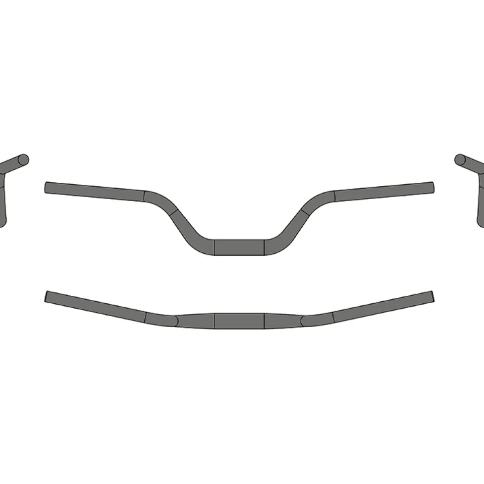 Ergotec Riser Bar 100 31.8 MTB Stuur - Safety Level 6 - matt black