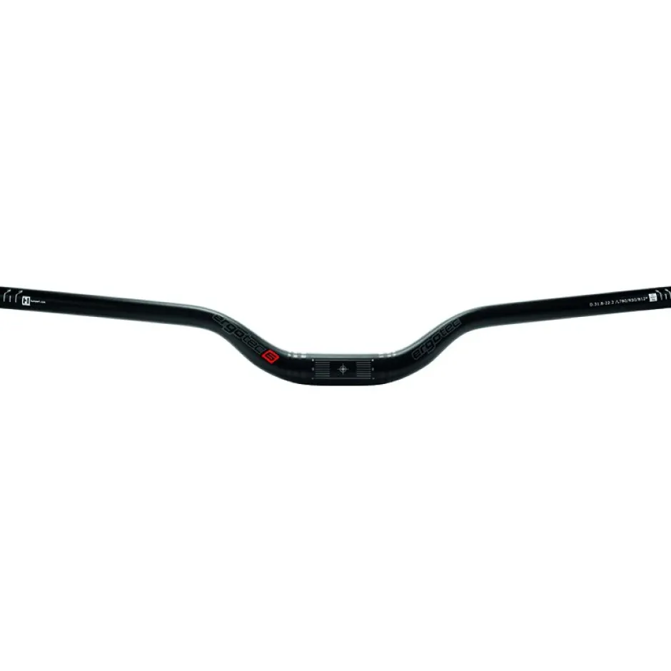 Sturen < Ergotec Riser Bar 50 31.8 MTB Stuur - Safety Level 6+ - zwart