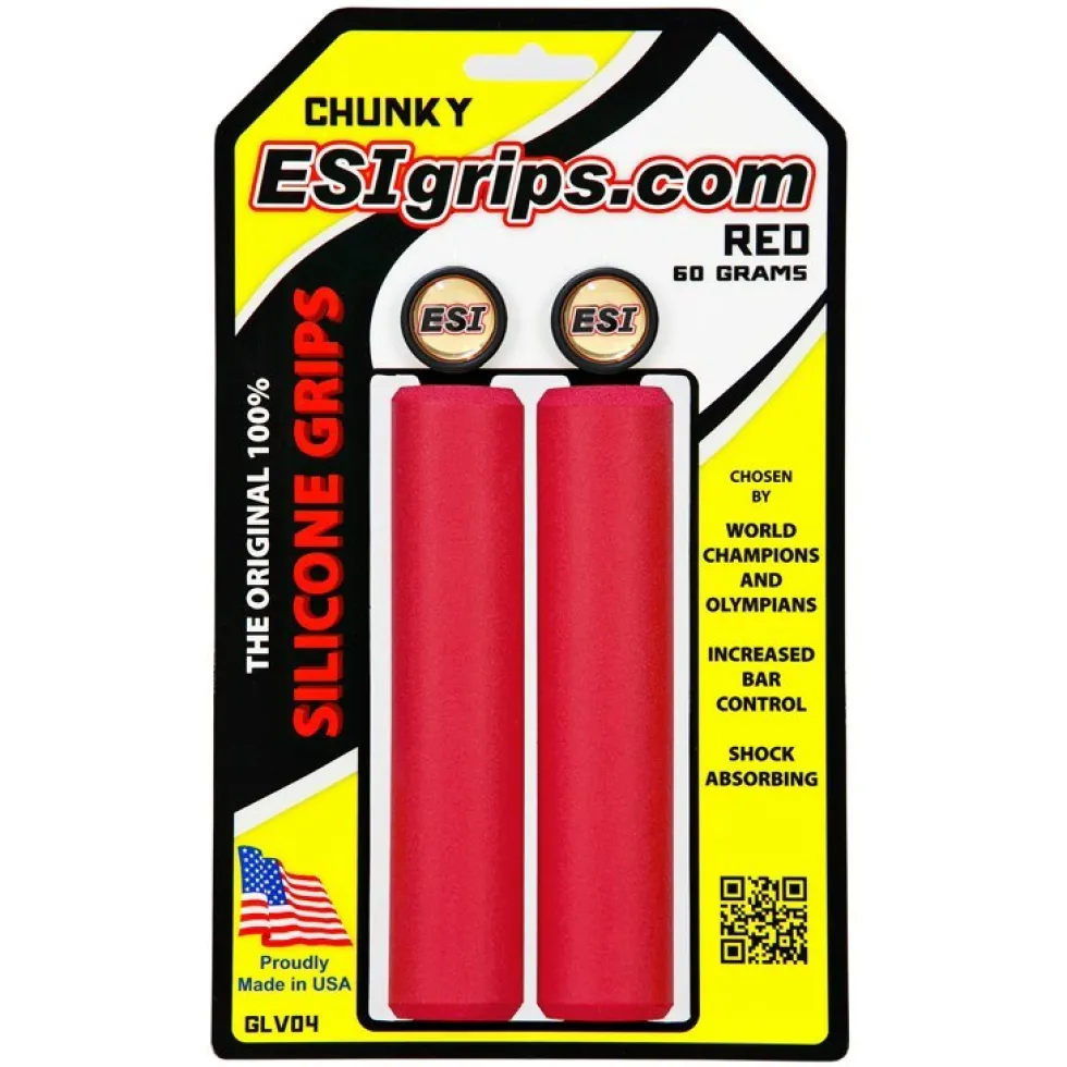 ESI Grips Chunky Handvatten - Red