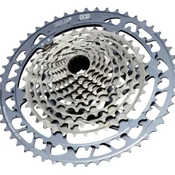 E-Bike Aandrijving|Cassettes < e*thirteen Helix Race Cassette | 12-Versnelling | 9-52 Tanden | SRAM XD/XDR - grijs