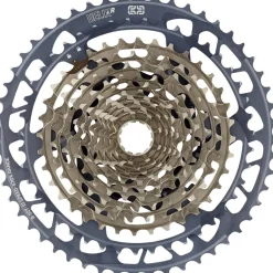E-Bike Aandrijving|Cassettes < e*thirteen Helix Race Cassette | 12-Versnelling | 9-52 Tanden | SRAM XD/XDR - grijs