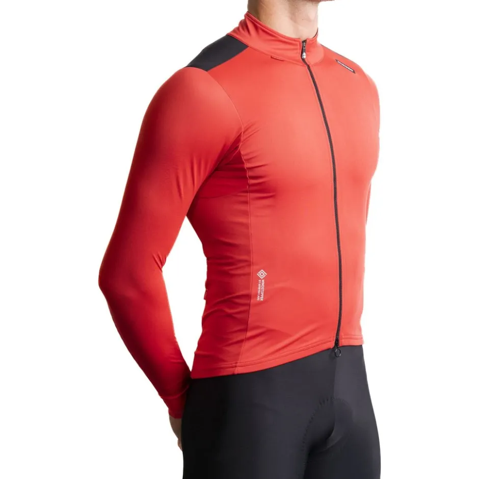 Windjacks|Racefietsjacks < Etxeondo Dena Gore-Tex Windstopper Jas Heren - Rood/Zwart