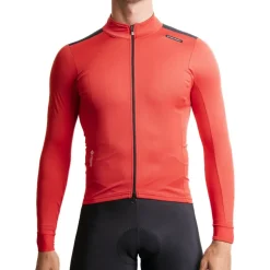 Windjacks|Racefietsjacks < Etxeondo Dena Gore-Tex Windstopper Jas Heren - Rood/Zwart
