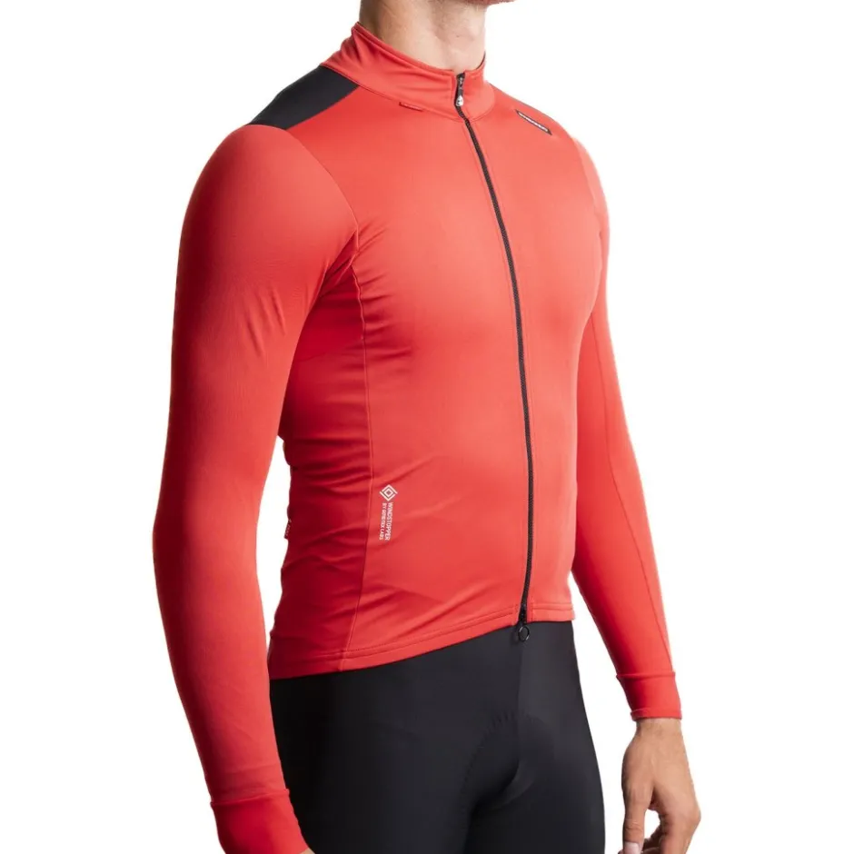 Windjacks|Racefietsjacks < Etxeondo Dena Gore-Tex Windstopper Jas Heren - Rood/Zwart