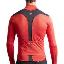 Windjacks|Racefietsjacks < Etxeondo Dena Gore-Tex Windstopper Jas Heren - Rood/Zwart