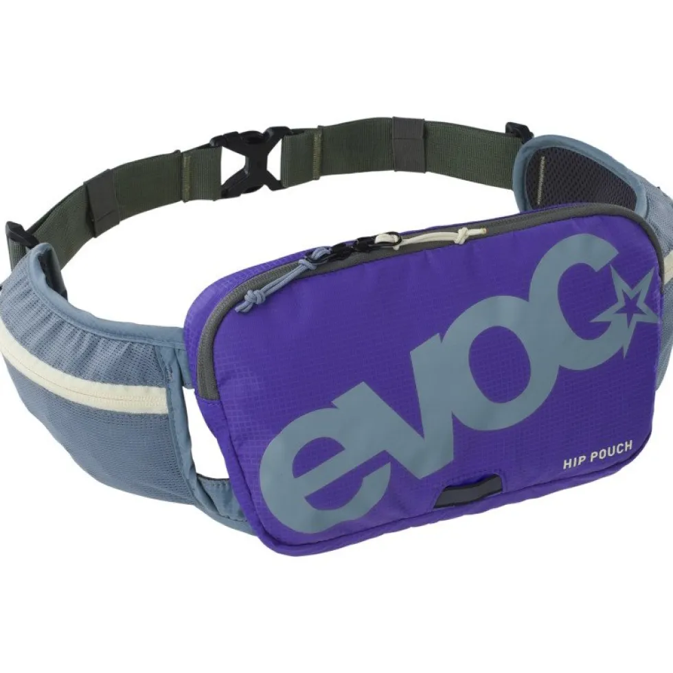 EVOC Hip Pouch 1L Heuptas - Steel - Violet - Dark Olive