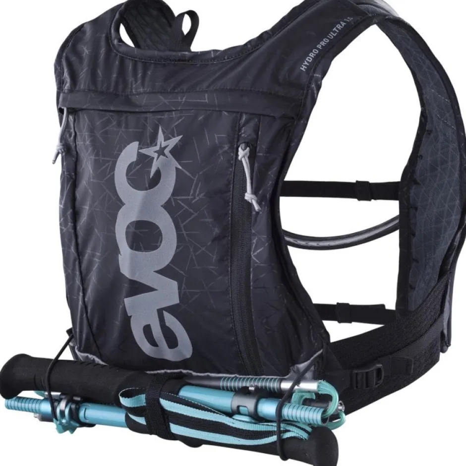 Drinkrugzakken|Rugzakken & Drinksystemen < Evoc Hydro Pro Ultra 1.5 Rugzak + 1.5L Drinkfles - Zwart