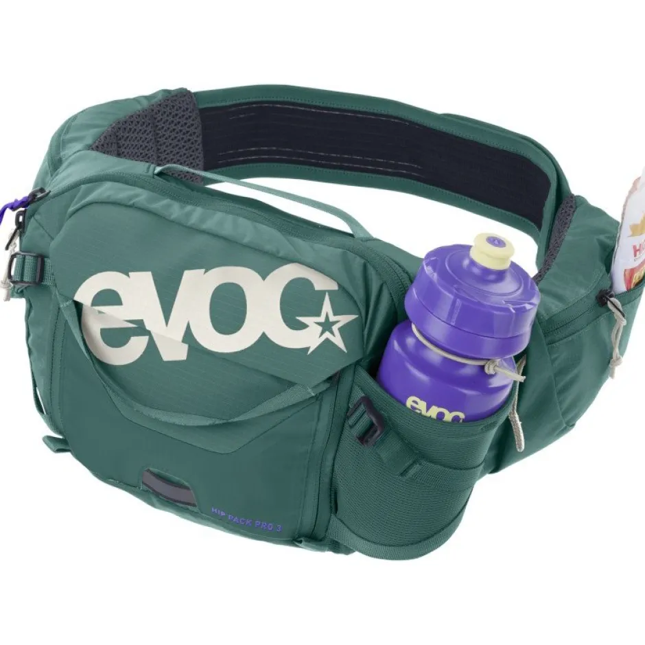 Heuptassen < Evoc Pro 3 Heuptas - Bottle Green