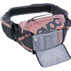 EVOC Pro 3 Heuptas + 1.5L Drinkzak - Dusty Pink - Carbon Grey