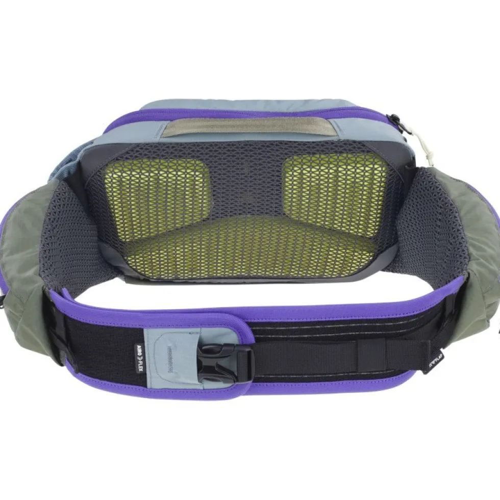 EVOC Pro 3 Heuptas + 1.5L Drinkzak - Steel - Violet - Dark Olive