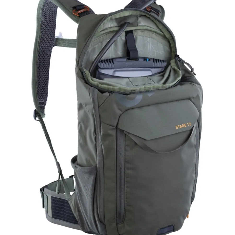 EVOC Stage 12 Rugzak - Dark Olive