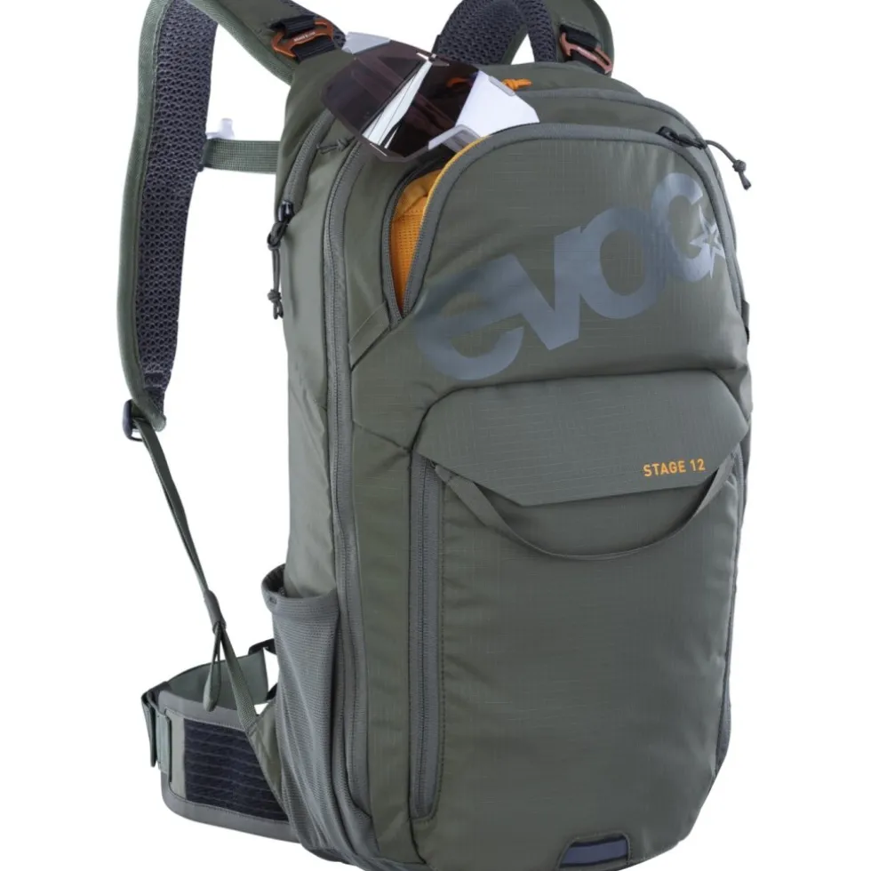 EVOC Stage 12 Rugzak - Dark Olive