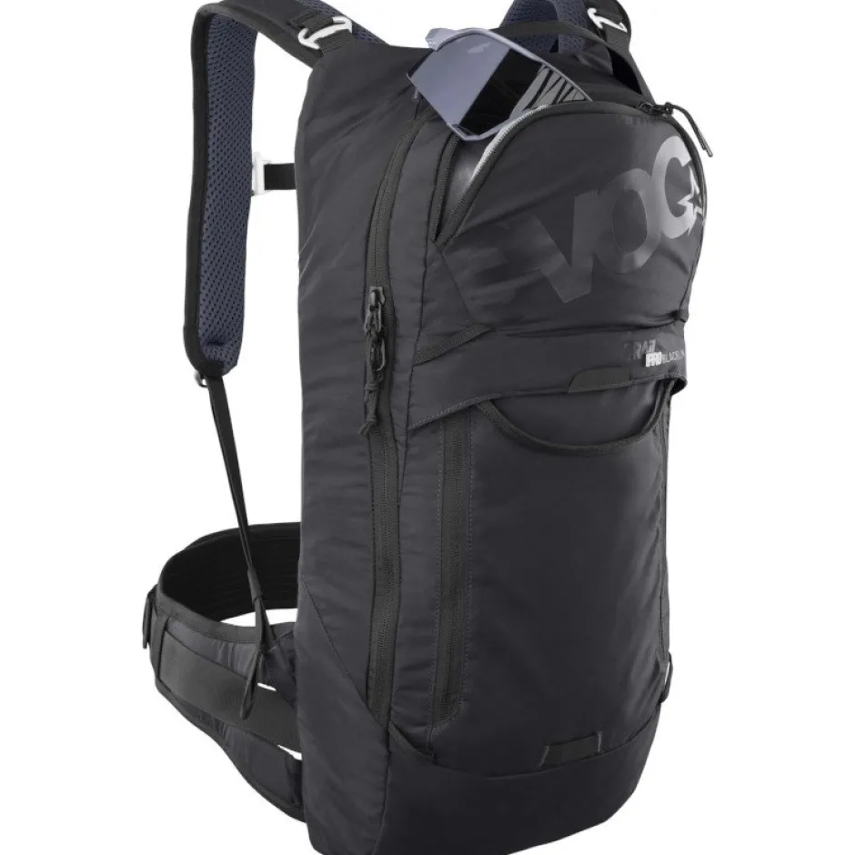 Drinkrugzakken < Evoc Trail Pro Blackline 10 Protector Rugzak - Zwart