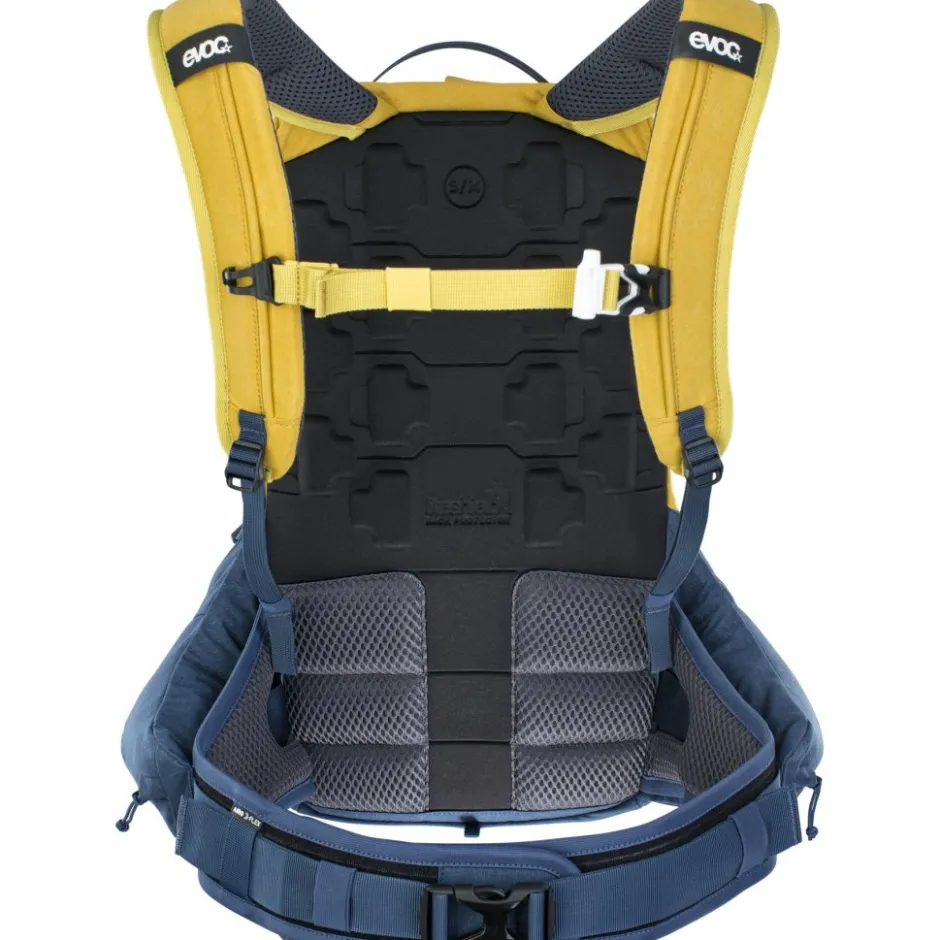 Drinkrugzakken < Evoc Trail Pro 16 Protector Rugzak - Curry/Denim