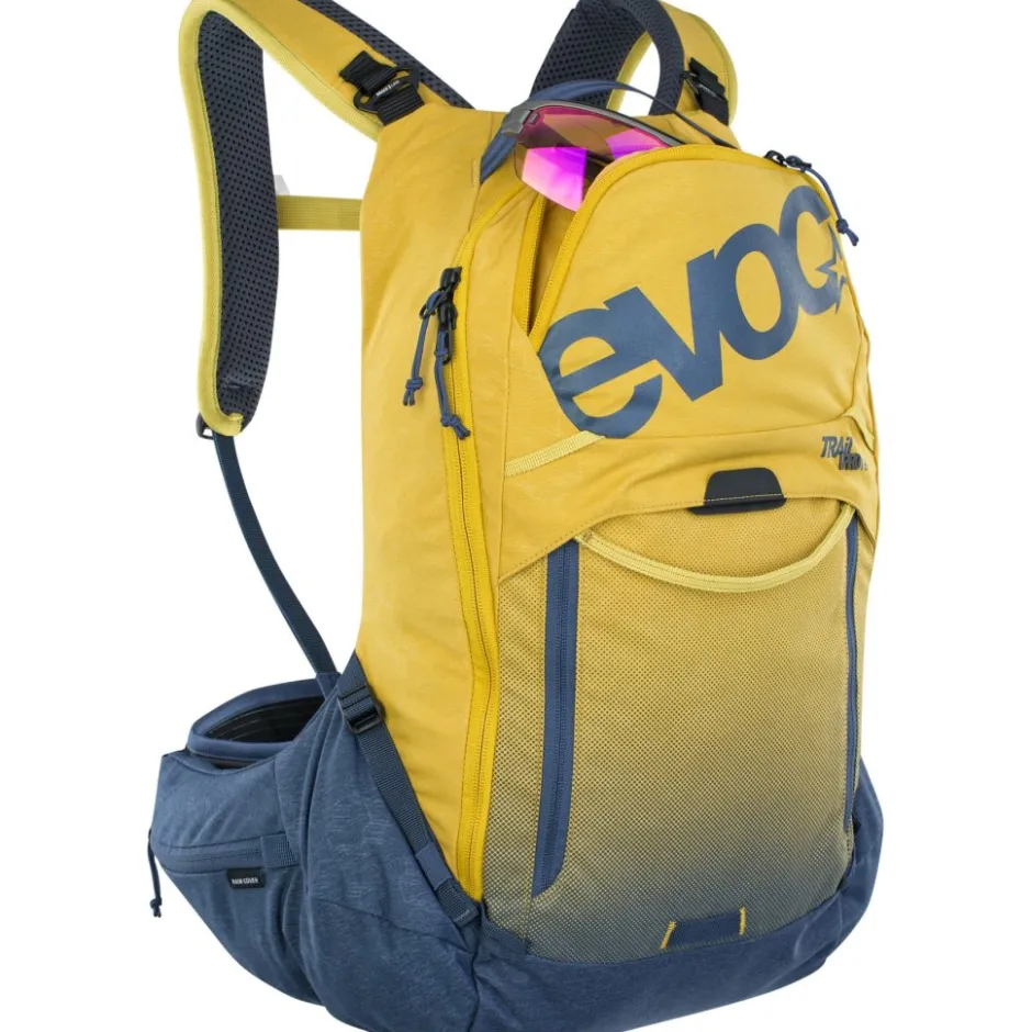 Drinkrugzakken < Evoc Trail Pro 16 Protector Rugzak - Curry/Denim
